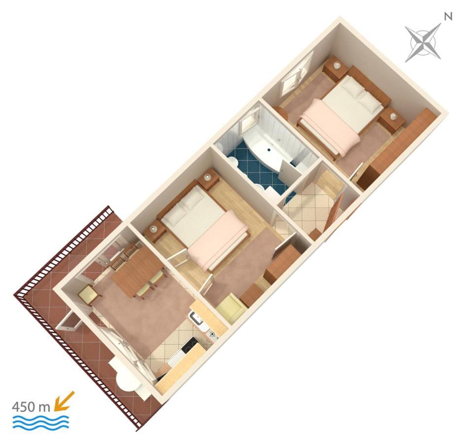 Apartments With A Parking Space Biograd Na Moru, Biograd - 860 Екстер'єр фото